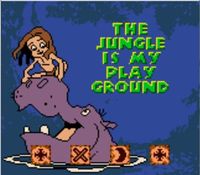 une photo d'Ã©cran de Tarzan sur Nintendo Game Boy Color